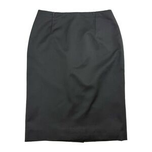 Paule Ka Classic Black Pencil Skirt Career Style Knee Length